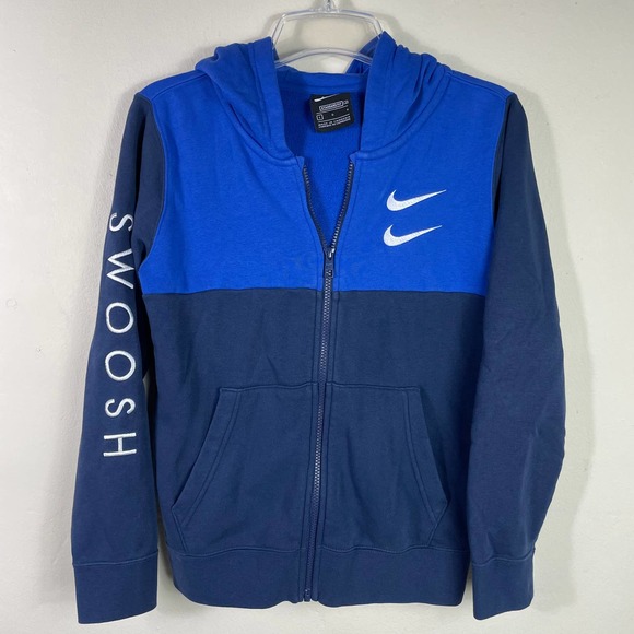 Nike Double Swoosh Hoodie Size Youth L. Women’s S/M. - Picture 2 of 12